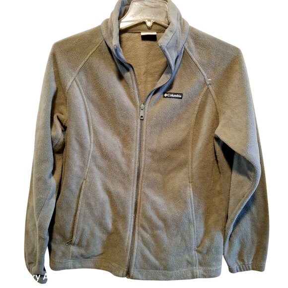 Columbia Fleece Jacket Full-Zip Women's Outerwear XL Green Cozycore  Classic - Picture 1 of 7